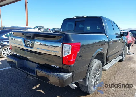 2017 Nissan Titan Platinum Reserve from USA, damaged, VIN 1N6AA1E55HN575749